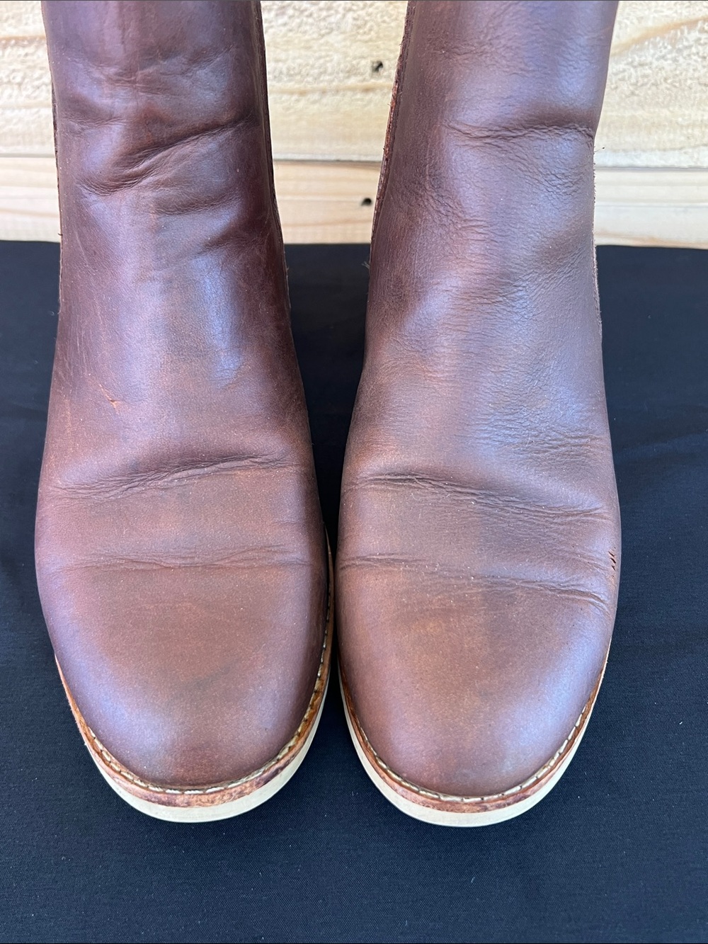 Reef Women's Brown Leather Chelsea Ankle Boots - Picture 2 of 10
